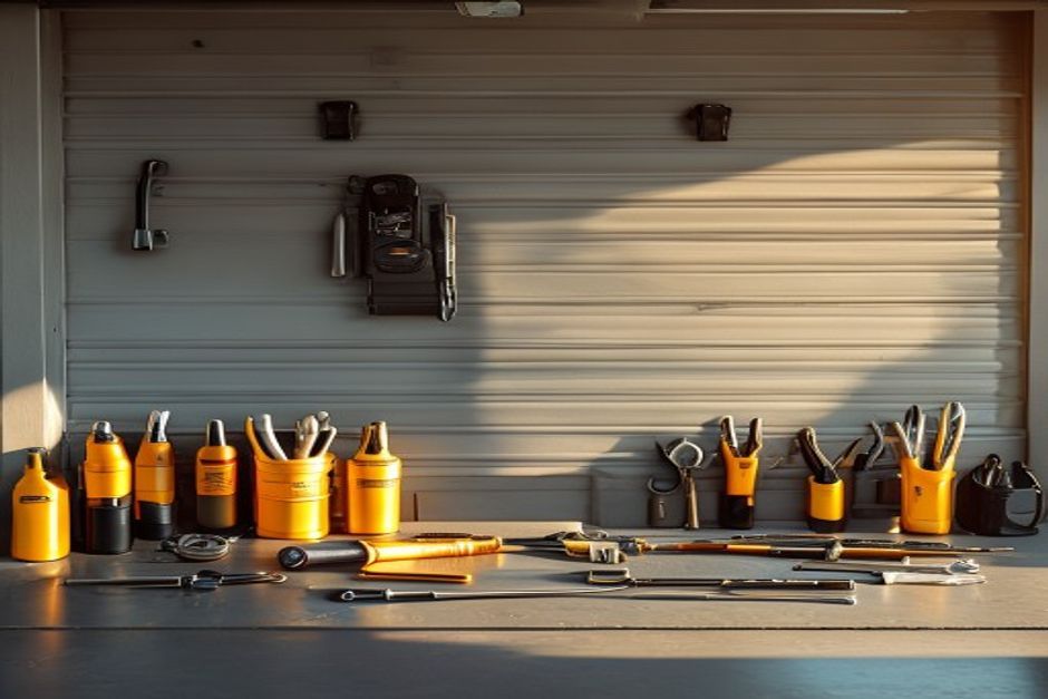 Gregg Brothers Garage Door Repairs — professional Garage Door Repair in Irvine, branded work van and team — Garage Door Repair near me